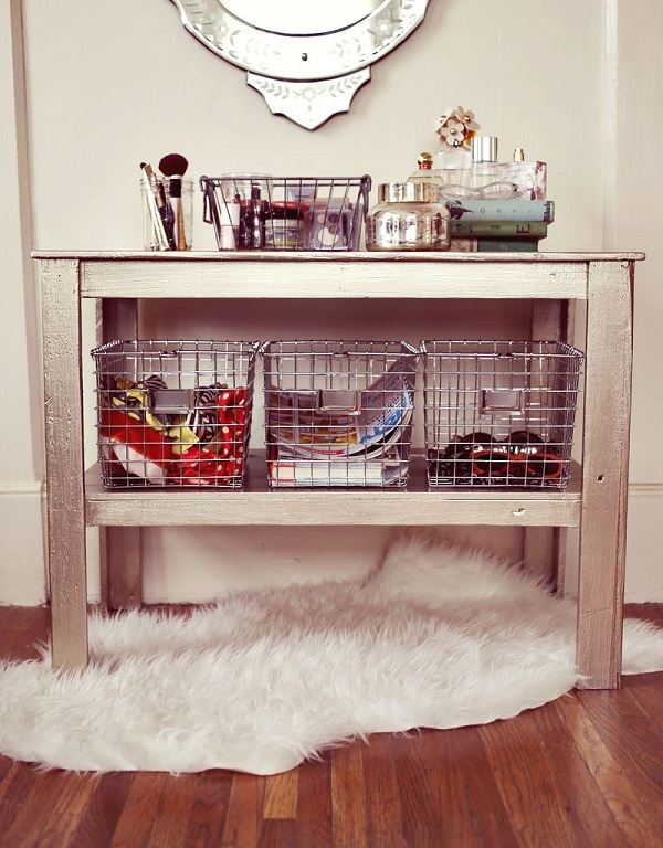 idei de depozitare sârmă coș reviste ochelari de soare