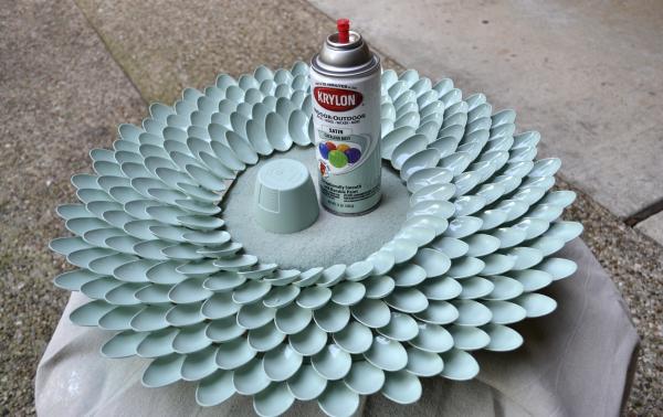 Oglindă DIY pentru decorarea casei ca spray de acoperire cu crizantemă