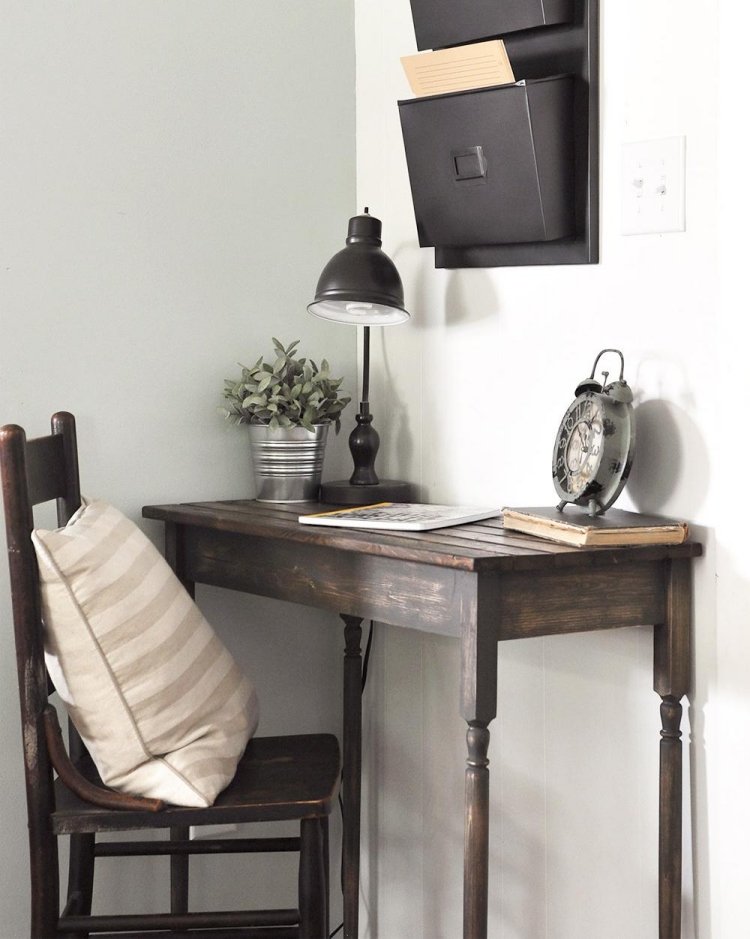 Ceară sau ungeți biroul pentru un finisaj extraordinar birou-construiți-vă-idei-instrucțiuni-lemn-îngust-rustic-ceară-îngust