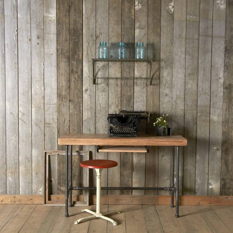 Faceți-vă stilul industrial cu mobilier rece din trestie birou-construi-propriile-idei-masa-de-lucru-tuburi-din-lemn-mobilier tubular-stil industrial