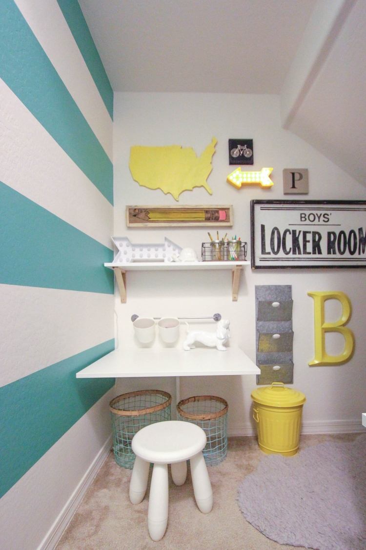 birou mic montat pe perete potrivit pentru copii mici birou-construiți-vă-idei-birou-copii-nișă-cameră-mică-pentru-copii-mici-montată-pe-perete