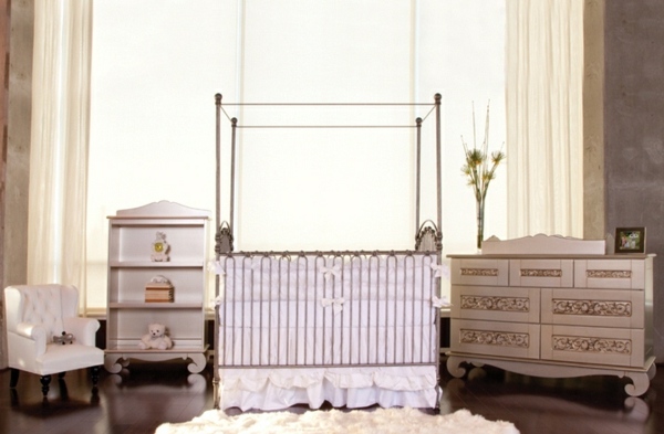 Idei de decorare camera bebelusului pat cer Idei de decorare camera bebelusului cer