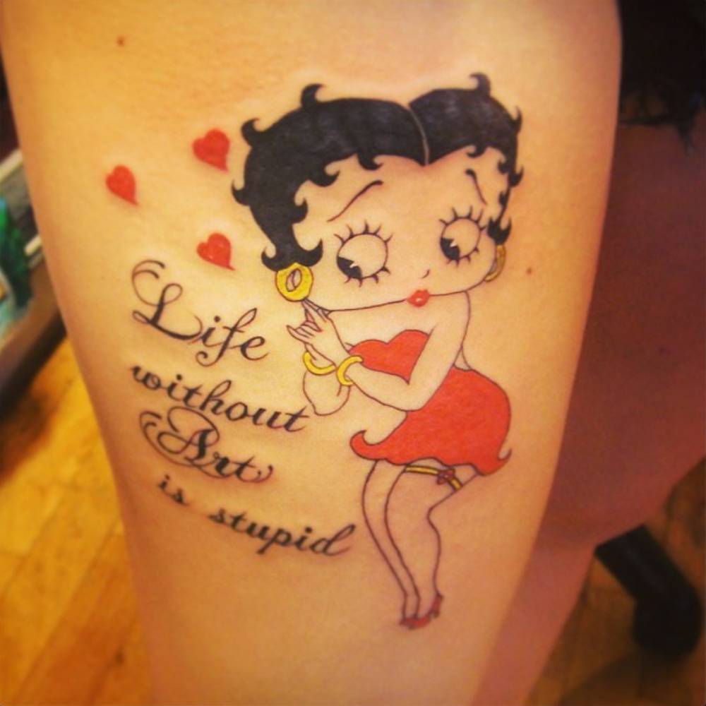 Le tatouage de Boop