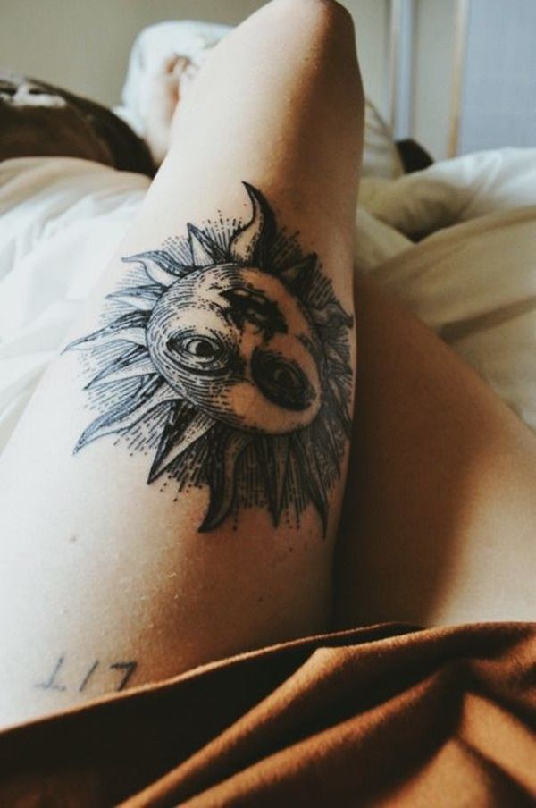 Seksuali saulės tatuiruotė