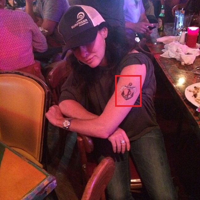 Inkaro tatuiruotė-Shannen Doherty-Tattoo