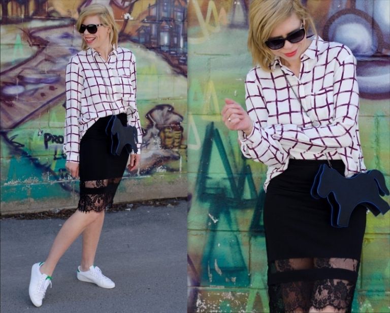 Adidași-Tren-Costum-Fustă-Cămașă-carouri-adidas