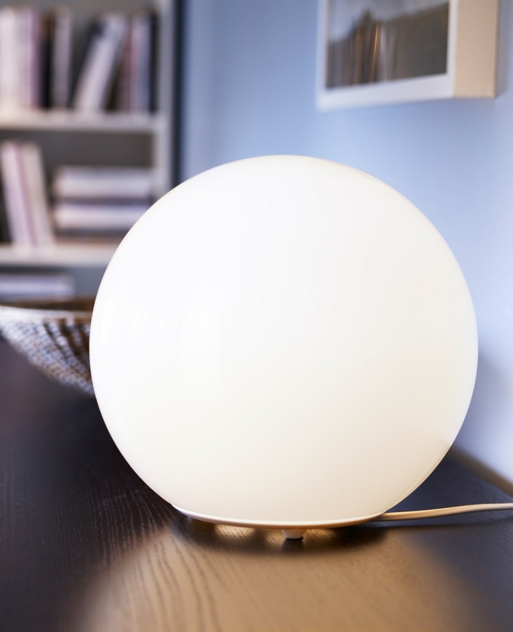 decor vara ikea lampa mingea iluminare idee