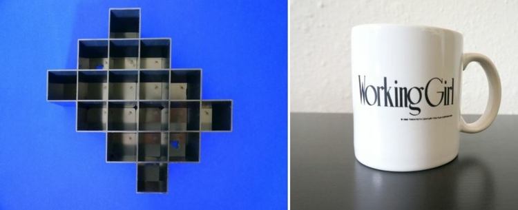 vara deco retro ceașcă raft idee perete