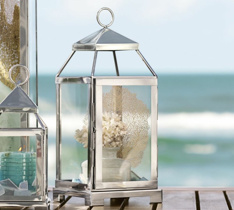 decor vara felinar argint elegant hambar ceramica