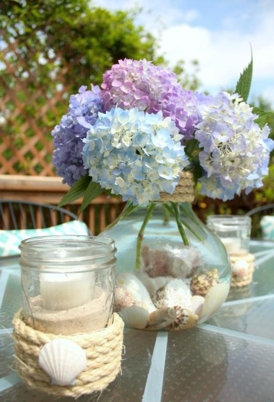 Idei pentru decorarea mesei de living în aer liber-maritim Idei pentru decorarea mesei de living în aer liber-bijuterii maritime