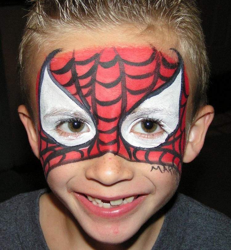pictura feței sfaturi de față pentru spiderman