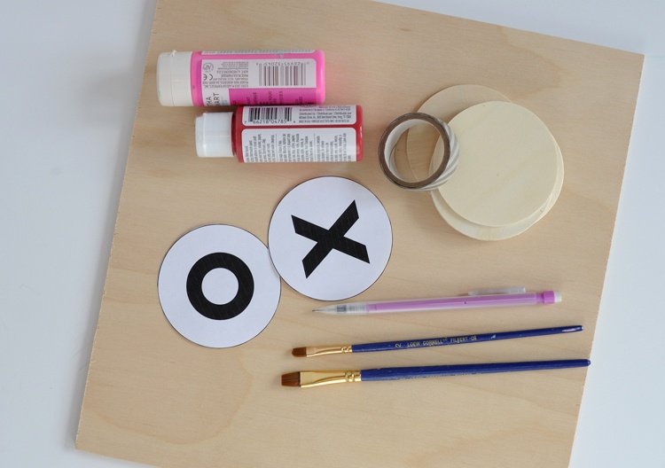 Faceți jocuri dvs. - de ce aveți nevoie? Faceți jocuri dvs. -tic-tac-toe-diy.instructions-materials