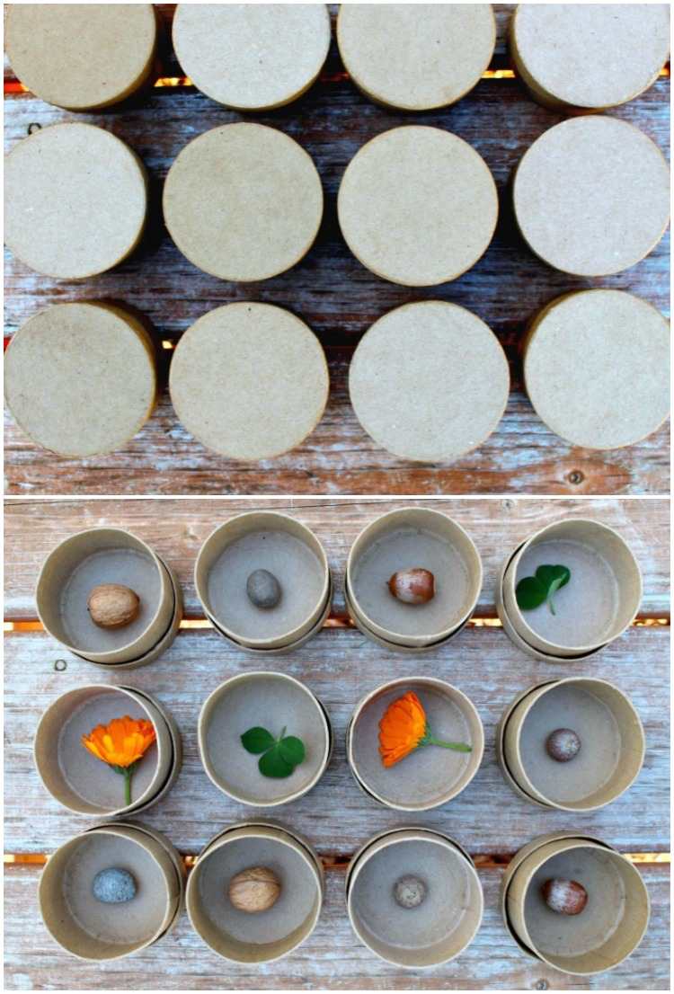 Joc de memorie cu cutii mici de cadou jocuri-do-it-yourself-game-memory-game-outdoor-boxes-round