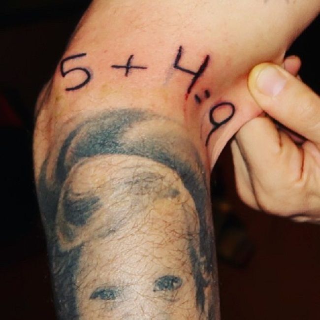 スティーブ0-番号の入れ墨