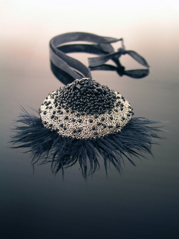 bijuterii moderne colier pietre decorative negre Bijuterii panglică panglică trendy femei tinere elegante etno