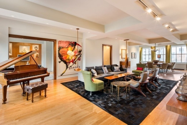 apartament modern modern, nyc, într-o zonă de living cu etaj întreg apartament elegant nyc într-o zonă de living cu etaj întreg