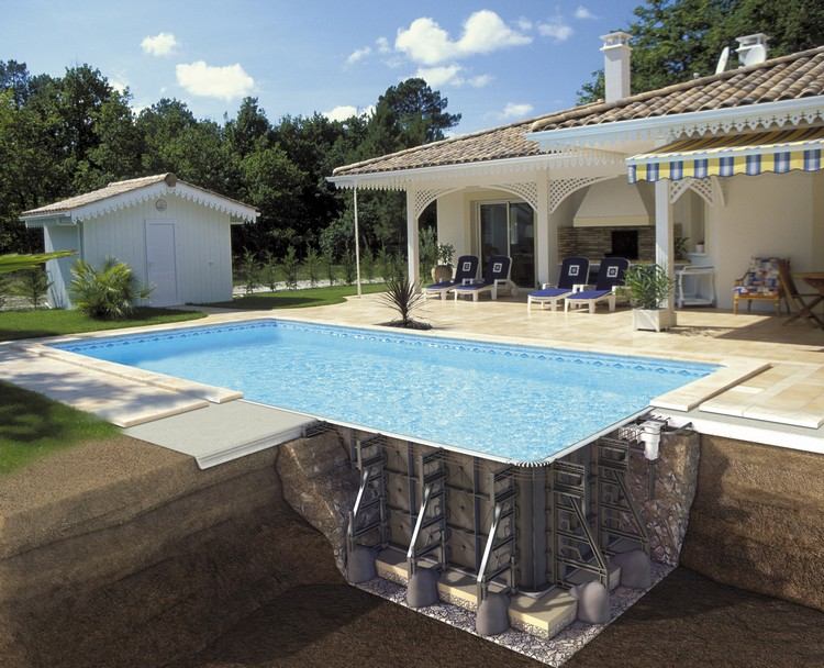 subsolul bun este esențial pentru construirea piscinei piscină-grădină-proprie-dreptunghiulară-3d-straturi de pământ