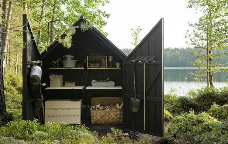 magazie de grădină-lemn-construiește-te-singură-scule-practice-depozitare-spațiu-funcțional