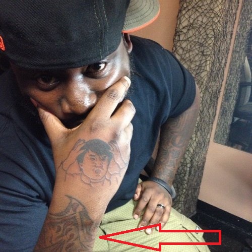 T Pain Hand Tattoo