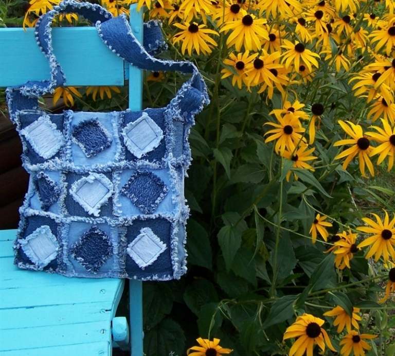 Buzunar de blugi în stil patchwork și aspect shaggy blugi-vârstă-de-buzunar-aspect-shaggy