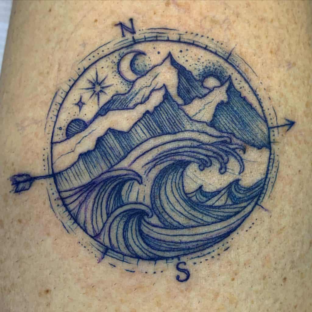 Prós Contras das tatuagens de tinta azul 1