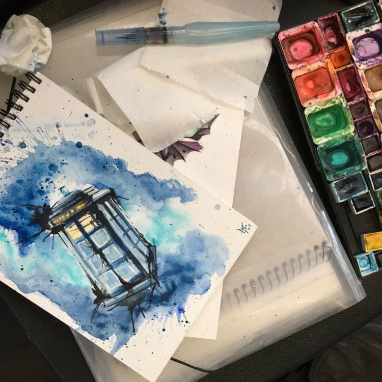 Mandy Frank Tattoo Artist Germany Tattootrends Watercolors Tattoo