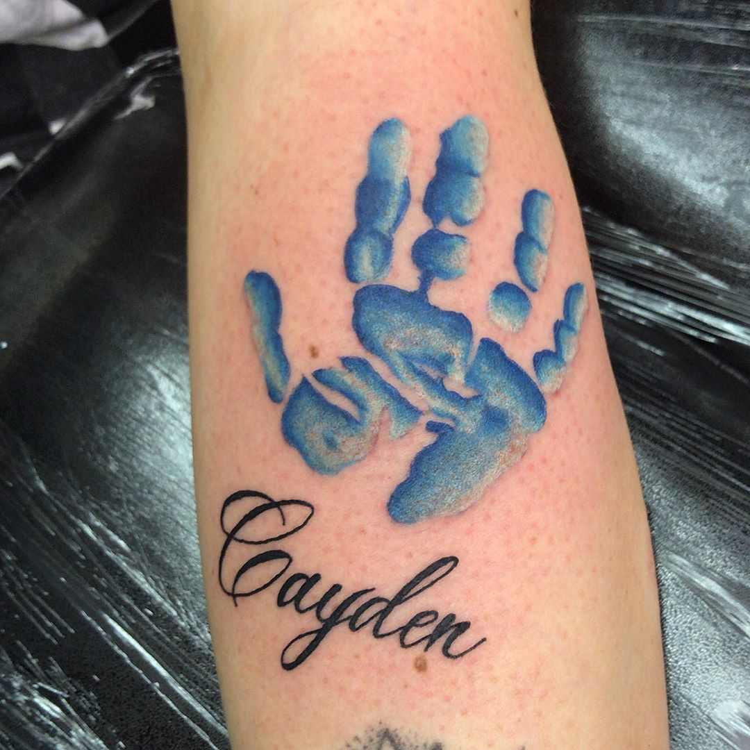 Tatuaje de dragoste pentru copii cu amprentă manuală pentru femei cu design de tatuaje de peste 50 de familii