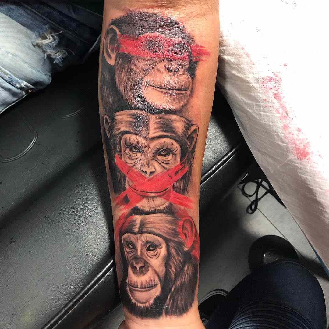 Vezi nimic nu auzi nimic nu spune nimic Tatuaje cu sens