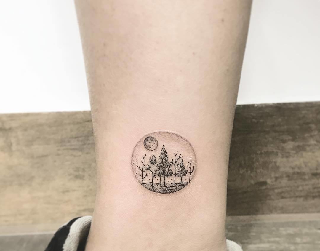 Cerc tatuaj idei de tatuaje mici pentru femei