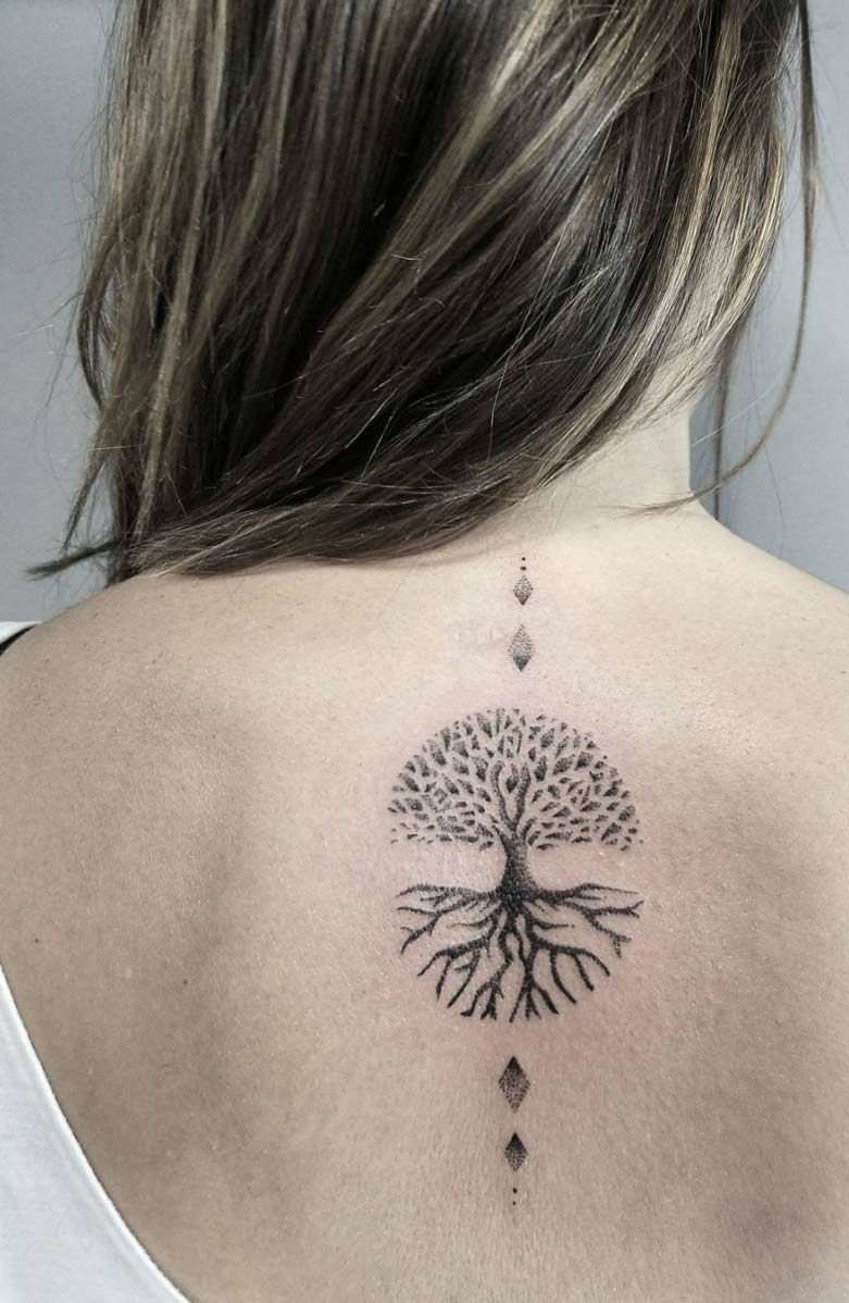 Tatuaj care înseamnă arborele vieții înapoi idei de tatuaje mici