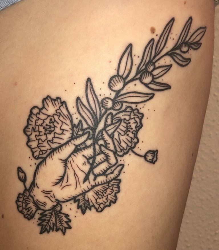 Tatuaje cu semnificație design de tatuaj de mână pentru femei mici