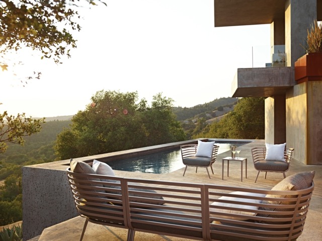 mobilier de grădină modern design de terasă bancă de grădină Mobilier de grădină din teak scaune pentru bancă de grădină