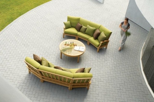 mobilier modern confortabil din lemn de tec grup confortabil de relaxare mobilier din lemn de tec grădină
