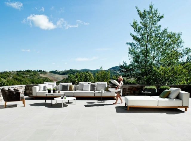 Pat de zi pentru mobilier de terasă de vacanță