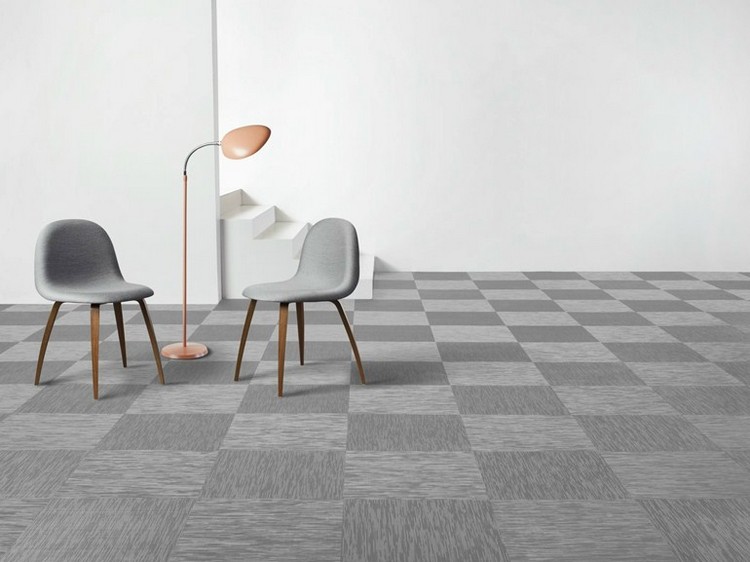 Model de șah în gri Carpet-vinil-țesături-fibre-gri deschis-GRAPHIC-STRING-BOLON