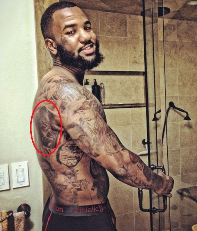 Tatuagem de retrato de Game-Nelson Mandela