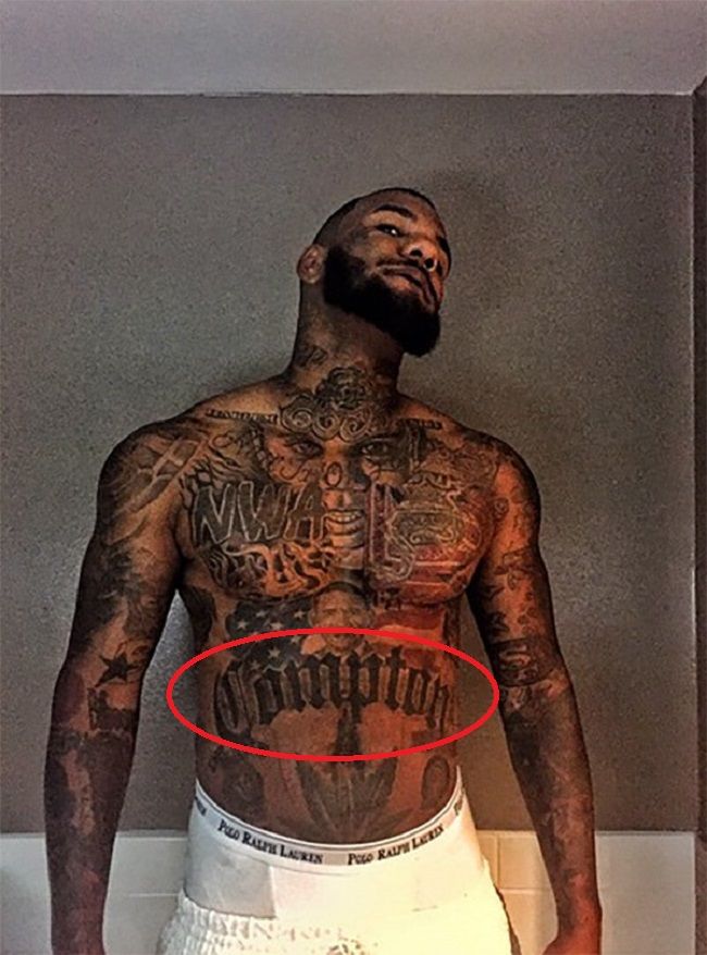 Tatuagem Game-Compton