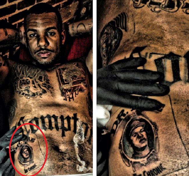 Tatuagem do álbum The Game-Dr Dre The Chronic