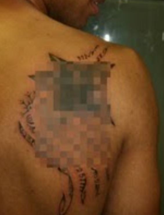 Tatouage étoile motif Thierry