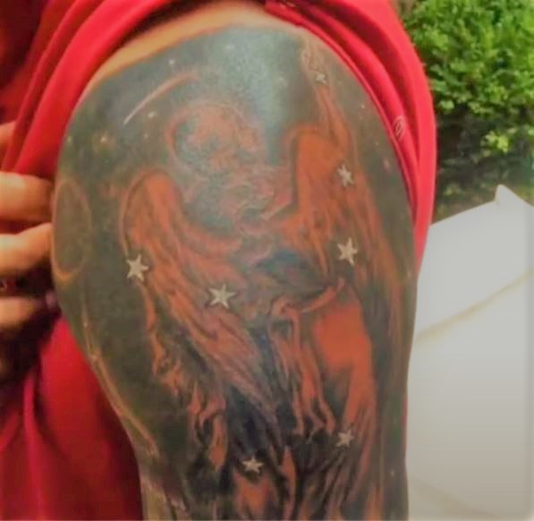 Tatouage ange Thierry
