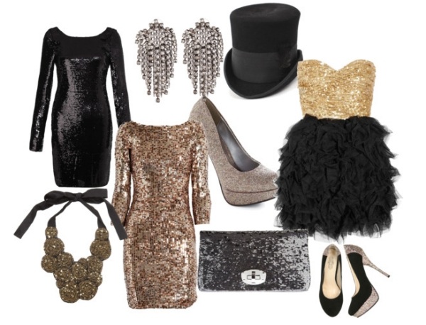 ținută festivă de argint 2013 accesorii sclipici din aur negru costum festiv de argintiu accesorii sclipici din aur negru