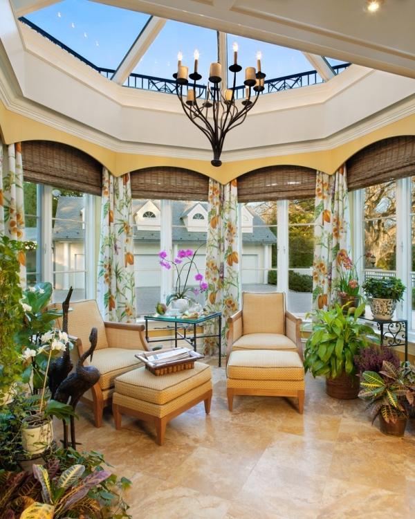 sunroom plante de îngrijire pentru iarnă masă orhidee jaluzele din ratan camera de soare plante de îngrijire a iernii masă orhidee
