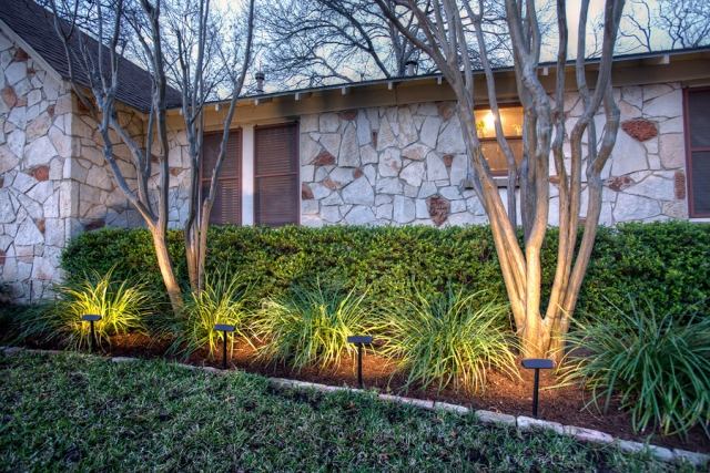 lumini de grădină led solare margine margine flori gard viu