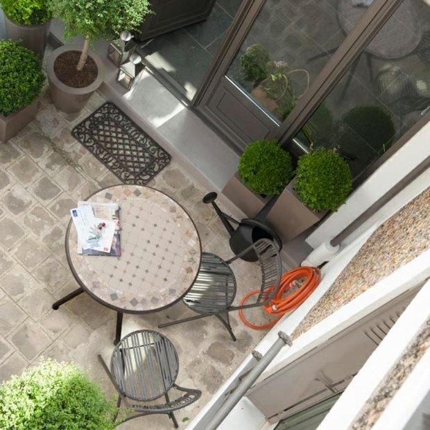 mic masă compactă de balcon două scaune mic dejun Masa de balcon doua scaune mobilier dejun fier