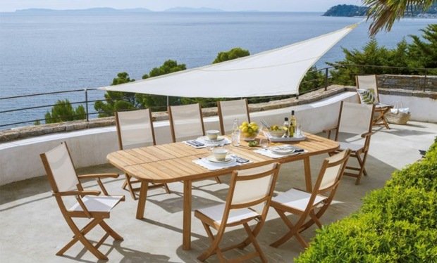 Mobilier de balcon design mobilier extensibil scaune pliante Scaune pliabile de design extensibile pliante din lemn de stejar