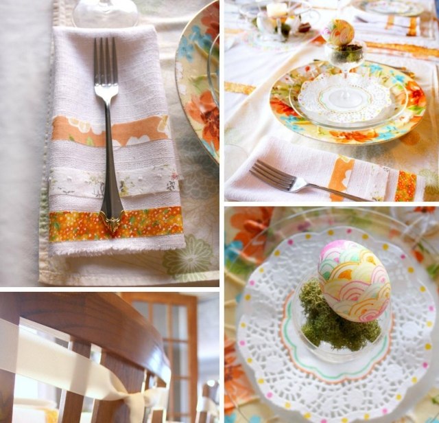 decorare masa pasca portocaliu tema stofa farfurie servetel vopsit ou decorarea mesei pasca tine temă portocalie farfurie servetel pictat ou