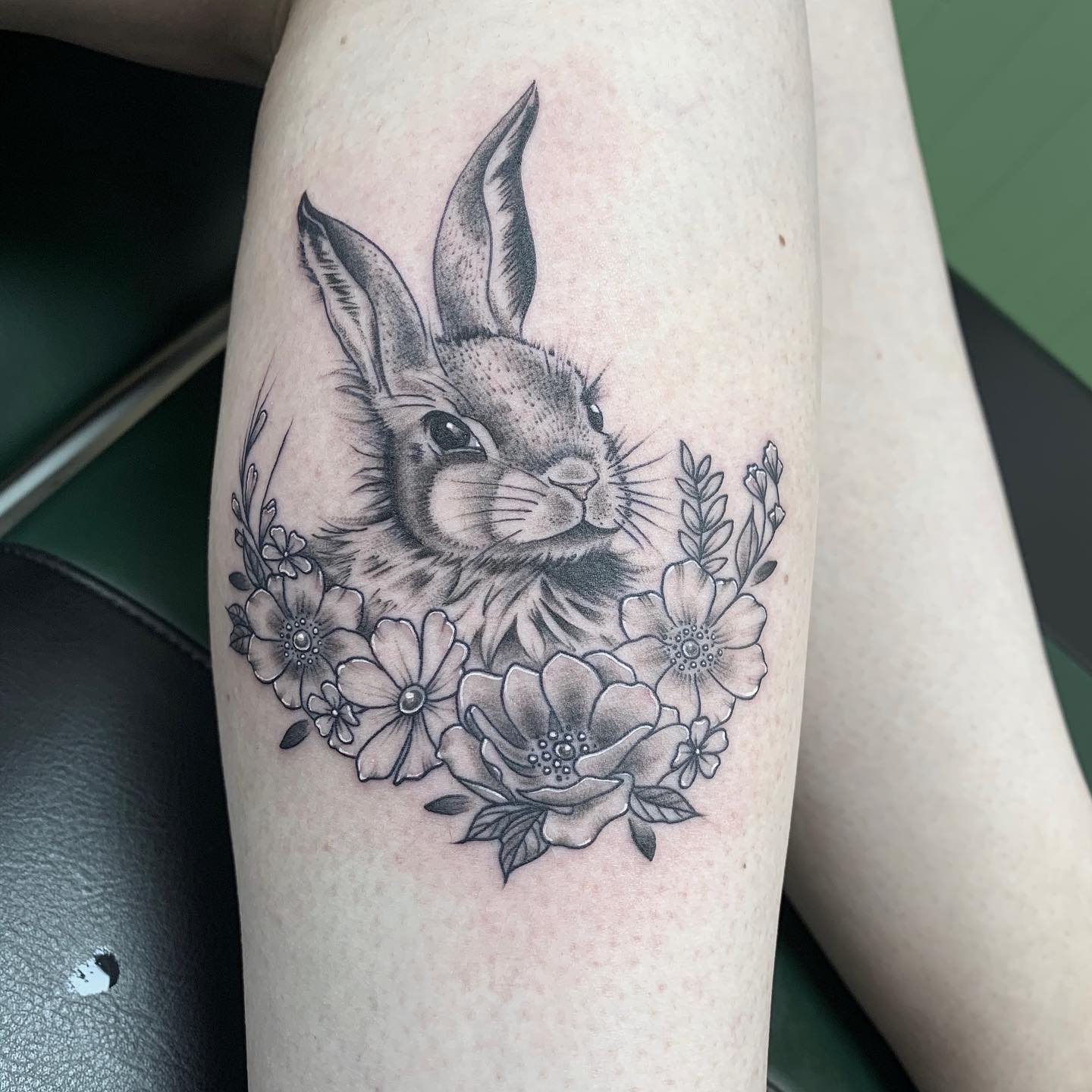 Tatouage à l'encre rampante