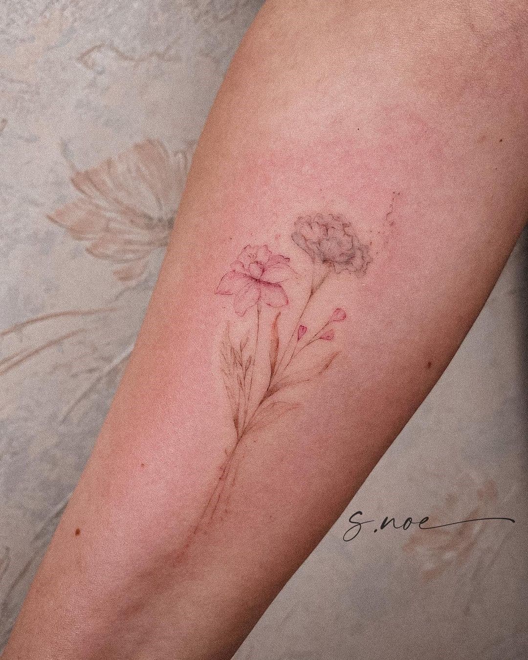 かわいいユニークなポピーの花