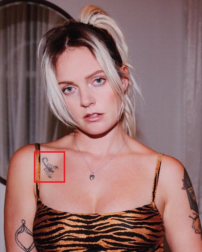 Tove Lo-Scorpion-Tattoo