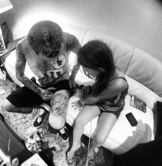 travis barker-alabama-djeca tetovaža